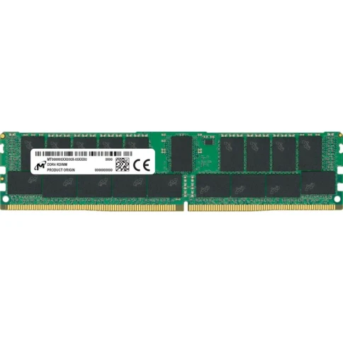 Память оперативная/ Micron 32GB DDR4 3200 MT/s CL22 2Rx4 ECC Registered DIMM  (8GBit) 288pin фото 1
