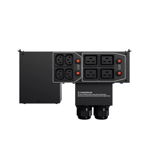Сервисная байпас панель/ Service Bypass PDU CyberPower MBP60AHVIEC82U 5kVa – 10kVa, 2U, Input/Output Hardwire Kit x 1, IEC C13 x 4, IEC C19 x 4, 288 x 88 x 141, 2.8kg фото 3