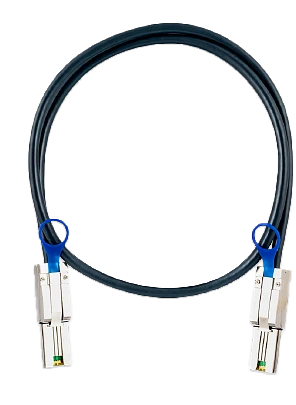 Кабель/ QNAP CAB-SAS05M-8088 mini SAS cable (SFF-8088), 0.5 m фото 1