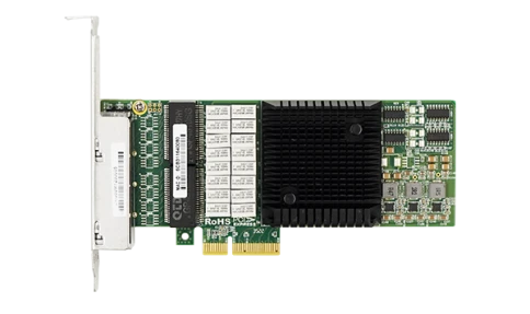 Сетевая карта/ PCIe x4 1G 4-port RJ-45 Cooper Bypass Adapter  10/100/1000Mbps  (Intel I350) фото 1