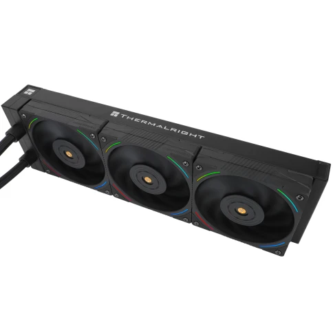 Водяное охлаждение для процессора/ Water Cooling System Thermalright Hyper Vision 360 (360mm, LED, Black, ARGB/ Fans: 3x120mm, 69CFM, 27dBA, 2150RPM/ Pump height 68mm, 6400RPM, Rad thickness 27mm/ S: 1700, 1200, 1851, 115X, 2011, 2066, AM5, AM4) фото 4