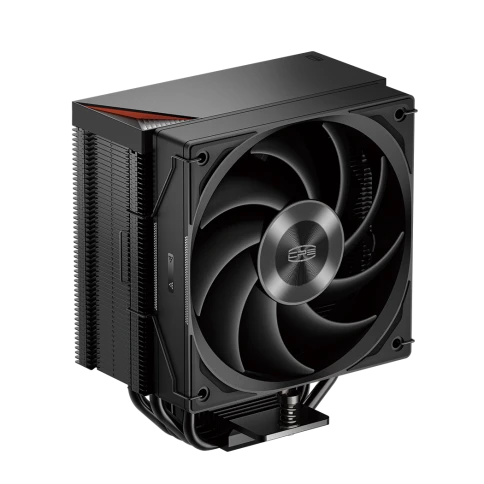Кулер для процессора/ CPU Cooler PCCooler RZ400 V2 BK (230W, 4-pin PWM, 155mm, Al/Cu, 4x6mm, 1x120mm, 86.73CFM, 32dBA, 2200RPM, S: 1851/1700/1200/115X, AM5/AM4, black) фото 3