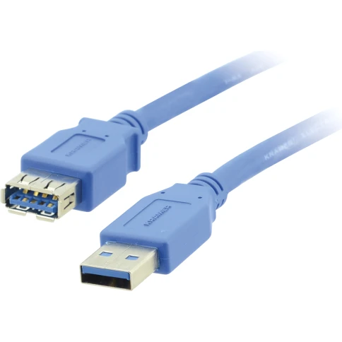Кабель USB-A 3.0 вилка-розетка, 0,9 м фото 3