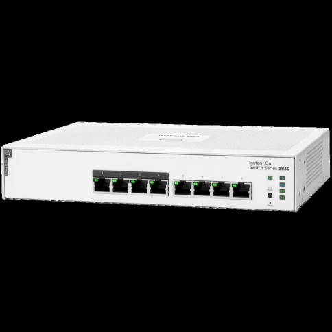 Коммутатор HPE JL811A HPE Aruba Instant On 1830 8G Web-managed  4p Class4 PoE 65W fanless Switch фото 2