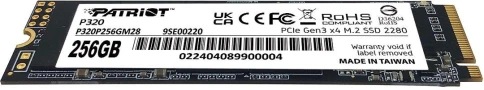 Твердотельный накопитель Patriot PCIe 3.0 x4 256GB P320P256GM28 P320 M.2 2280 [P320P256GM28] фото 2