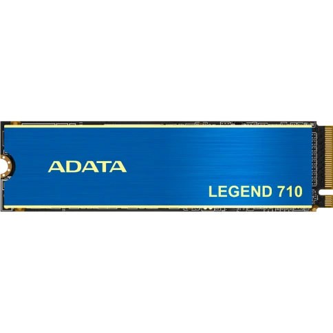 Твердотельный накопитель/ ADATA SSD LEGEND 710, 512GB, M.2(22x80mm), NVMe 1.4, PCIe 3.0 x4, 3D NAND, R/W 2400/1000MB/s, IOPs 90 000/150 000, TBW 130, DWPD 0.23, with Heat Sink (3 года) фото 1