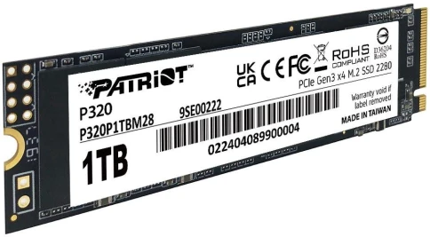 Твердотельный накопитель Patriot PCIe 3.0 x4 1TB P320P1TBM28 P320 M.2 2280 [P320P1TBM28] фото 3