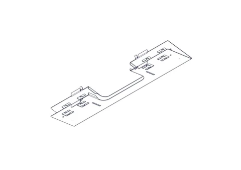 Divider with opening for laying Systeme Electric cables, on the roof of Uniprom Rack cabinets 600mm wide, 2 pcs. фото 8