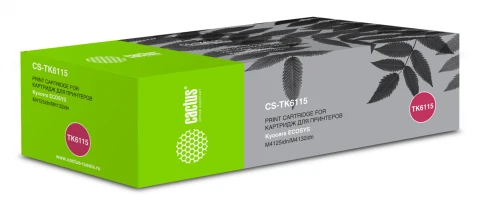 -/ Картридж лазерный Cactus CS-TK6115 TK-6115 черный (15000стр.) для Kyocera Ecosys M4125idn/M4132idn фото 1