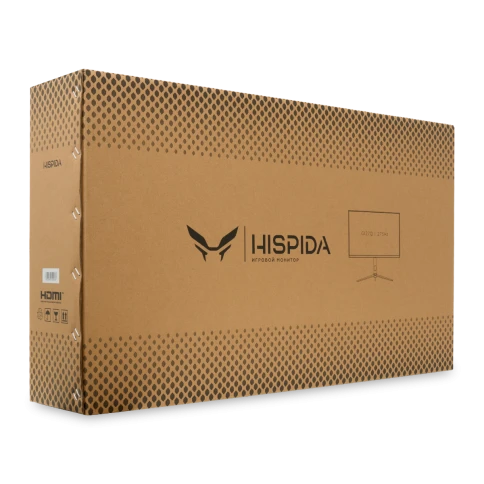 Монитор HISPIDA 27'' 2560x1440, IPS, 178/178, 1ms, 300nit, 1500:1, 275Hz, 2xDP/2xHDMI, noxUSB-A, RGB, FreeSync, LowBlueLight, LTSP, ExtPWR, Black, 1y фото 9