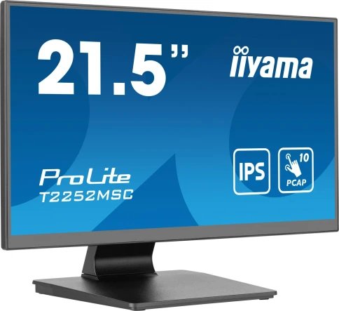Монитор Iiyama 21.5" ProLite T2252MSC-B2 черный IPS LED 5ms 16:9 HDMI фото 2