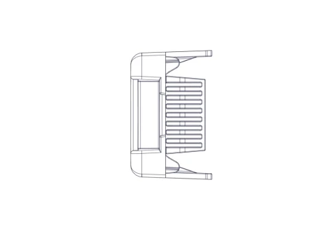 Plastic plug Systeme Electric, Excelente series, 1U , 19", tool-free installation, black (10 pcs.) фото 10