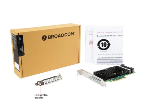 Контроллер/ LSI MegaRAID SAS 9400-16i (16-Port Int., 12Gb/s SAS/SATA/PCIe (NVMe), PCIe 3.1) фото 5