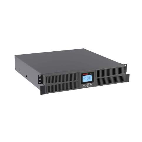 Онлайн ИБП ДКС серии Small Rackmount, 1000 ВА/900 Вт, 1/1, 6xIEC C13,EPO, USB, RS-232, Rack 2U, з/у 6А, без АКБ фото 3
