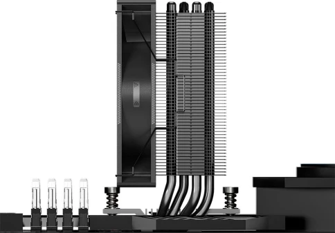 Кулер PcCooler RT400 BK Soc-AM5/AM4/1200/1700/1851 черный 4-pin 32dB Al+Cu 230W Ret (RT400-BKNWXX-GL) [RT400-BKNWXX-GL] фото 8