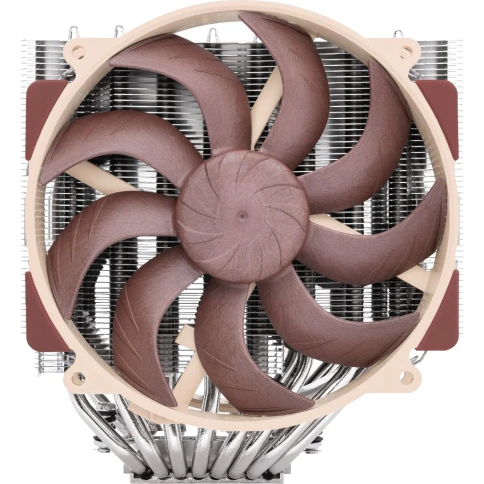 Кулер для процессора/ CPU Cooler Noctua NH-D15 G2 HBC (228W, 4-pin PWM, 168mm, Al/Cu, 8x6mm, 2x140mm, 91.5CFM, 24.8dBA, 1500RPM, S: 1851/1700/1200/115X, AM5/AM4, Beige/Brown) фото 2