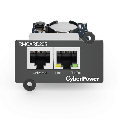 SNMP-карта CyberPower RMCARD205 — удалённое управление ИБП серий OL, OLS, PR, OR, совместимость с ENVIROSENSOR фото 3