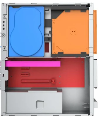 Корпус с блоком питания 300Вт./ Case Foxline FL-1001 mATX case, black, w/PSU TFX 300W, w/2xUSB2.0+2xUSB3.0, w/1xcombo audio, w/pwr cord, w/ 8cm FAN фото 6