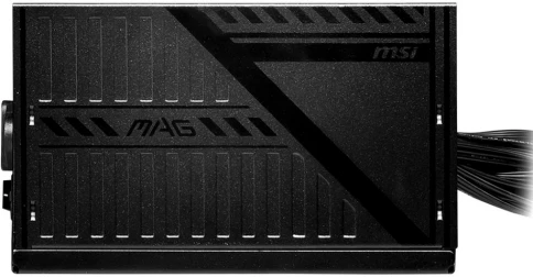 Блок питания ПК/ Power Supply MSI MAG A600DN, 600W 80+ (ATX, Non modular, 1x24(20+4)pin, 1xCPU 8(4+4)pin, 2xPCIe*2 8(6+2)pin, 5xSATA3, 2xMOLEX4pin, Active, 120x120mm, 150x140x86mm, APFC, black) фото 2