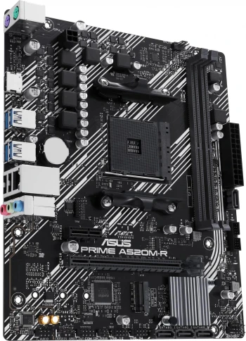 Материнская плата ASUS PRIME A520M-R Soc-AM4 AMD A520 2xDDR4 mATX AC`97 8ch(7.1) GbLAN RAID+HDMI [PRIME A520M-R] фото 4