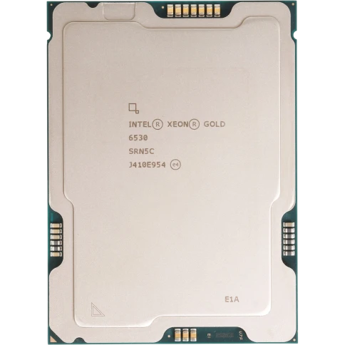 Процессор/ CPU LGA4677 Intel Xeon Gold 6530 (EMERALD RAPIDS, 32C/64T, 2.1/4GHz, 160MB, 270W) OEM фото 1