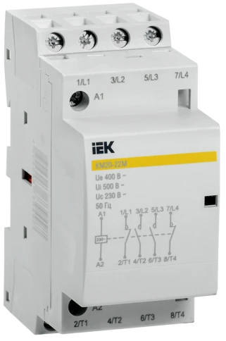 Контактор модульный КМ20-22М AC IEK фото 1