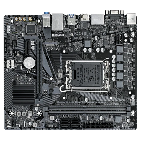 Материнская плата/ MB GIGABYTE INTEL H610 s1700, 2xDDR4(64GB), D-SUB/HDMI 2.1/2xDP, 1xPCIe 4.0x16, 1xPCIe 3.0, 1xLAN, 4xSATA 6Gb/s, 1xM.2, 2xUSB 3.2, 4xUSB 2.0, 1xPS/2, mATX фото 3