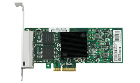 Сетевая карта/ PCIe x4 4-Port 1G Copper Ethernet Network Adapter PXE support(Intel I350) фото 1