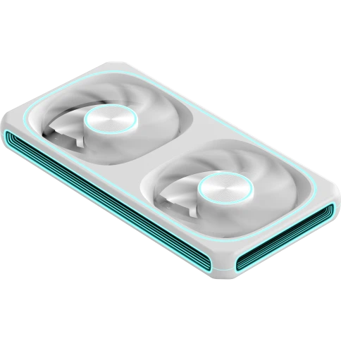 Вентилятор для корпуса Formula Air Fusion 2 Reverse ARGB 240х120x28 белый 4-pin (AIR FUSION 2 WH REVERSE) Ret фото 1