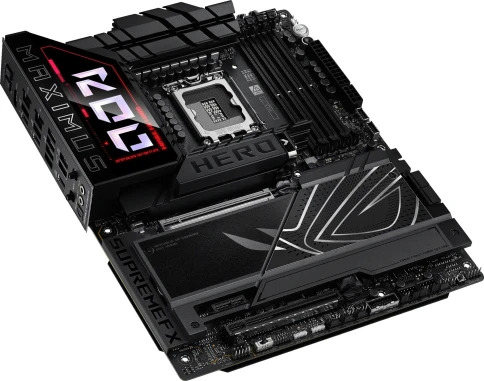 Материнская плата Asus ROG MAXIMUS Z890 HERO Soc-1851 Intel Z890 4xDDR5 ATX AC`97 8ch(7.1) 5Gigabit + 2.5Gigabit Ethernet RAID+HDMI фото 2