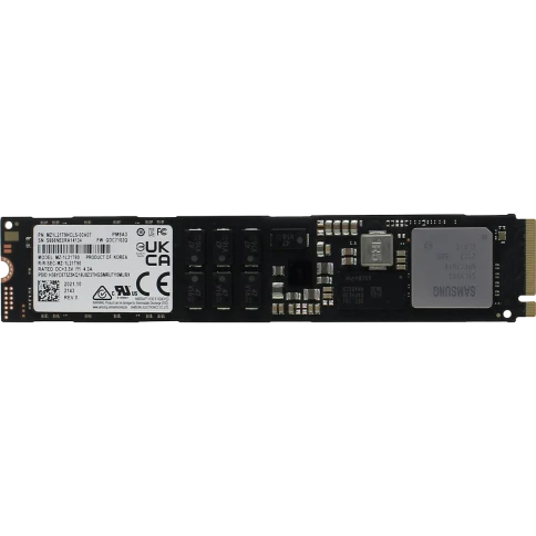 Твердотельный накопитель/ Samsung SSD PM9A3, 1920GB, M.2(22x110mm), NVMe, PCIe 4.0 x4, 3D TLC, R/W 5000/2000MB/s, IOPs 800 000/85 000, TBW 3504, DWPD 1 (12 мес.) фото 1