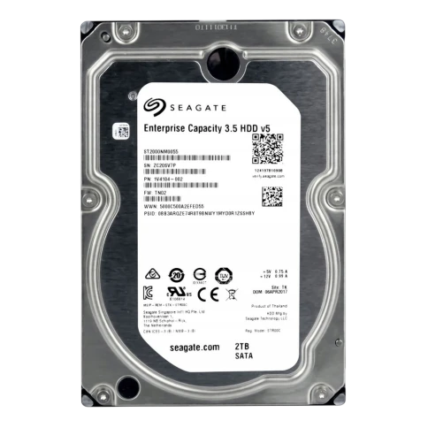 Жесткий диск/ RECERTIFIED HDD Seagate SATA 2Tb Enterprise Capacity 7200 6Gb/s 128Mb 1 year warranty (replacement ST2000NM0008, MG04ACA200N, HUS722T2TALA604, ST2000NM000B, ST2000NM017B, ST1000NM000A) RECERTIFIED фото 1