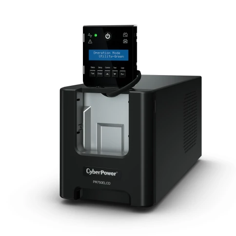 ИБП CyberPower PR750ELCD, Line-Interactive, 750VA/675W, 6 IEC-320 С13 розеток, USB&Serial, SNMPslot, LCD дисплей, Black, 0.48х0.27х0.28м., 13.5кг./ UPS Line-Interactive CyberPower  PR750ELCD 750VA/675W USB/RS-232/EPO/SNMPslot (6 IEC С13) фото 7