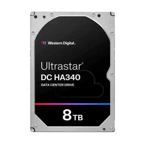 Жесткий диск/ HDD WD SATA 3.2 LFF Server 8Tb Ultrastar DC HA340 7200 6Gb/s 256MB 1 year warranty (replacement HUS728T8TALE6L4, HUH721008ALE604, ST8000NM017B) фото 1