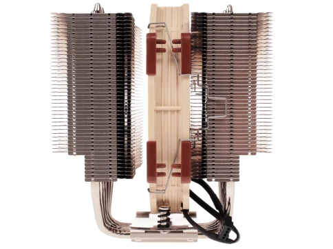 Кулер для процессора/ CPU Cooler Noctua NH-D15 (183W, 4-pin PWM, 165mm, Al/Cu, 6x6mm, 2x140mm, 82.43CFM, 24.6dBA, 1500RPM, S: 1851/1700/1200/115X, AM5/AM4, Beige/Brown) фото 3