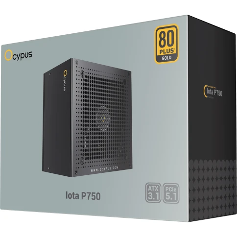 Блок питания ПК/ Power Supply Ocypus Iota P750, Model P750-GF, 750W 80+ Gold (ATX, 3.1, Full modular, 1x24(20+4)pin, 2xCPU 8(4+4)pin, 3xPCIe*2 8(6+2)pin, 1x12V-2x6, 8xSATA3 , Active, 120x120mm, 150x140x86mm, APFC, black) фото 8