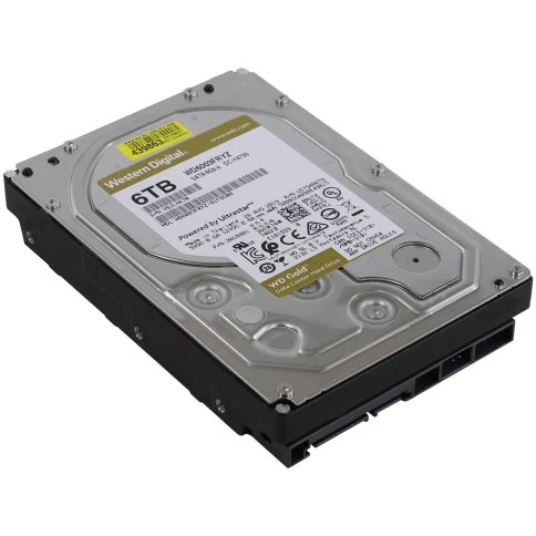 Жесткий диск/ HDD WD SATA3 6Tb Gold 7200 256mb  1 year warranty фото 1
