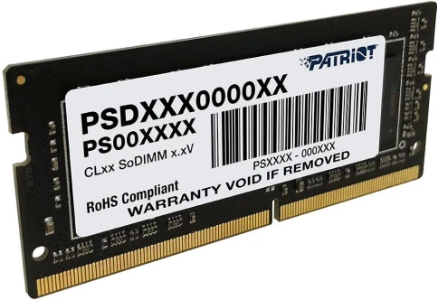 Память DDR4 16GB 3200MHz Patriot PSD416G32002S Signature Line RTL PC4-25600 CL22 SO-DIMM 260-pin 1.2В Ret фото 3