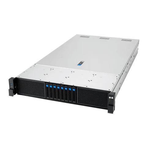 Серверная платформа/ ASUS RS720A-E13-RS8G, 2U, 2x  SP5 (LGA 6096P) TDP 400W, 24x DDR5 6400, 8 x 2.5" hsb NVME, 6 x PCIe gen5 x8, 2x PCIe gen5 x16, 2x OCP3.0 gen5 x16 (SFF), no LAN, 1+1 Redundant 3200W фото 1