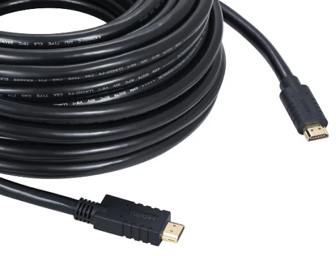 Активный высокоскоростной кабель HDMI 4K 4:4:4 c Ethernet (Вилка - Вилка), 4,6 м фото 1