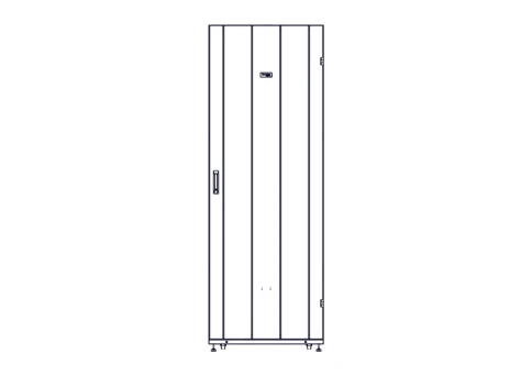 Шкаф Systeme Electric, серия Uniprom, 48U-800/1070, боковые панели 4шт, черный фото 5