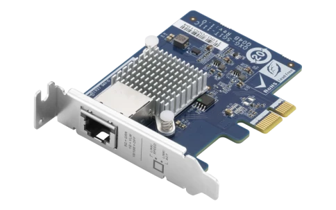 Сетевая карта/ QNAP QXG-5G1T-111C PCIe Gen2 x1, Single-port 4-speed 5 GbE network expansion card (5Gbps/ 2.5Gbps/ 1Gbps/ 100Mbps)  Low-profile bracket pre-installed; full-height and specialized brackets are bundled фото 4
