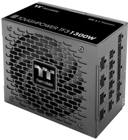 Блок питания Thermaltake ATX 1300W Toughpower TF1300 80+ titanium 24pin APFC 140mm fan color LED 12xSATA Cab Manag RTL фото 3