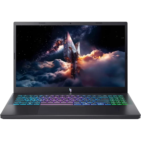 Ноутбук/ ACER Nitro V15 ANV15-A31-R6GF 15.6"(1920x1080 IPS (матовый, 165Hz) )/AMD Ryzen 7 170(3.2Ghz)/16384Mb/512PCISSDGb/noDVD/Ext:NVIDIA GeForce RTX 5060(8192Mb)/Cam/BT/WiFi/50WHr/war 1y/2kg/Black/NoOS фото 1