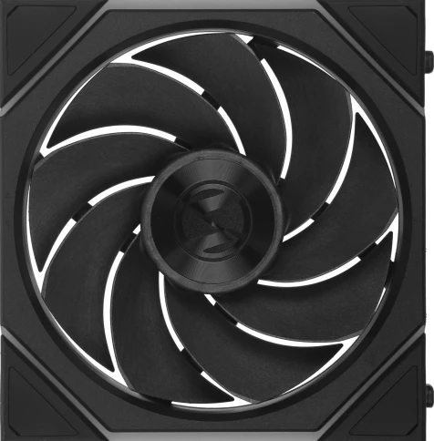 Вентилятор для корпуса Lian-Li Uni Fan TL Wireless 120 Reverse ARGB 120х124.5x28 черный 4-pin 34дБ (G99.12RTL1W1B.R0) Ret фото 2