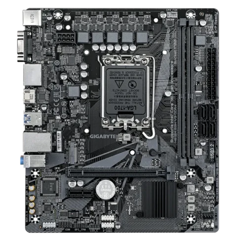Материнская плата/ MB GIGABYTE INTEL H610 s1700, 2xDDR4(64GB), D-SUB/HDMI 2.1/2xDP, 1xPCIe 4.0x16, 1xPCIe 3.0, 1xLAN, 4xSATA 6Gb/s, 1xM.2, 2xUSB 3.2, 4xUSB 2.0, 1xPS/2, mATX фото 1