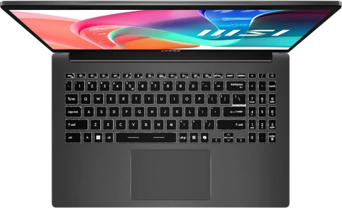 Ноутбук MSI Modern 15 F1MG-1071XRU Core 7 150U 16Gb SSD512Gb Intel Graphics 15.6" IPS FHD (1920x1080) FreeDOS grey WiFi BT Cam (9S7-15S111-1071) фото 4