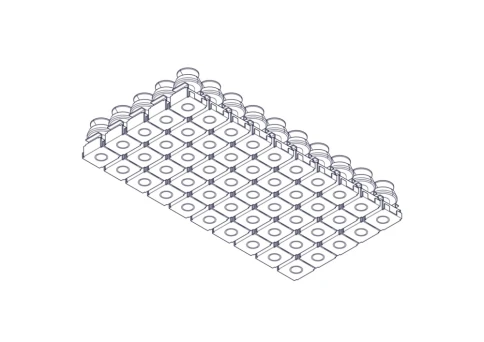 Mounting kit Systeme Electric, Uniprom series, M6 (screw, washer, snap nut), pack of 50 pcs. фото 12