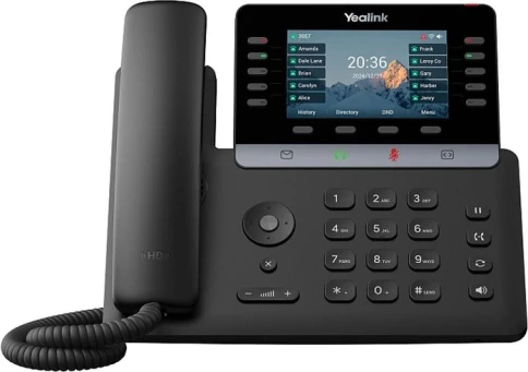 Телефон IP Yealink SIP-T74W черный фото 1