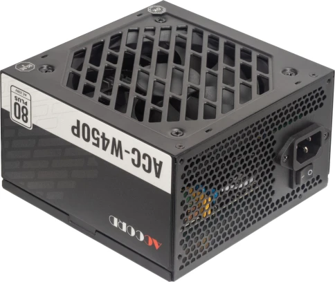 Блок питания Accord ATX 450W ACC-W450P 80 PLUS WHITE (20+4pin) 120mm fan 6xSATA [ACC-W450P] фото 1
